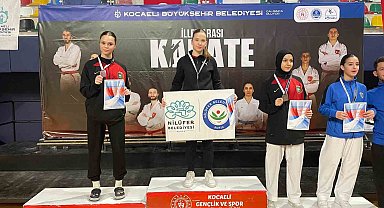 Nilüferli karatecilerden 2'si altın 3 madalya