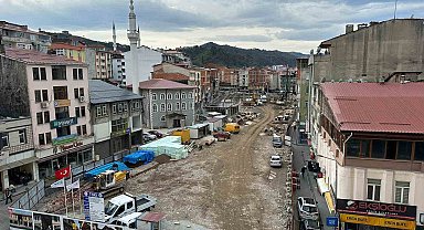 Of Sulaklı Mahallesi Kentsel Dönüşüm Projesi'nde inşaat çalışmaları sürüyor