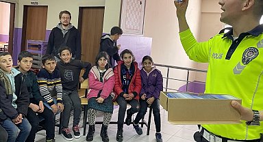 Öğrencilere trafik bilinci eğitimi