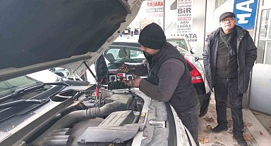 Olumsuz hava şartları sanayi esnafının yüzünü güldürdü