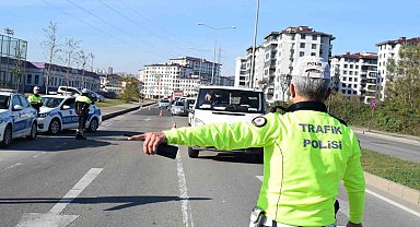 Ordu'da bir haftada 13 binden fazla araç denetlendi