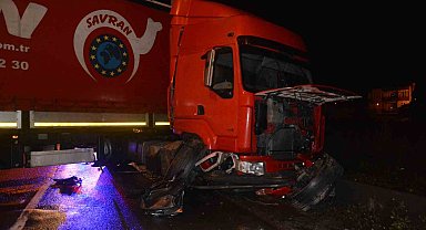 Ordu'da buzlanma kazaya neden oldu, sahil yolu 2 saat ulaşıma kapandı