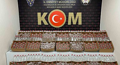 Ordu'da kargo gönderisinde 630 litre etil alkol ele geçirildi