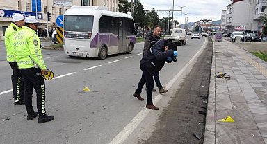 Ordu'da ticari taksinin çarptığı 2 kadın ağır yaralandı