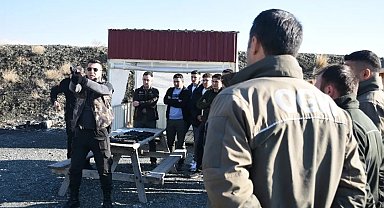 Orman Muhafaza Memurlarına silah kullanma eğitimi verildi