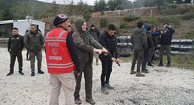 Orman muhafaza memurlarına silah kullanma eğitimi