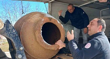 Ortaköy'de Roma dönemine ait küp bulundu