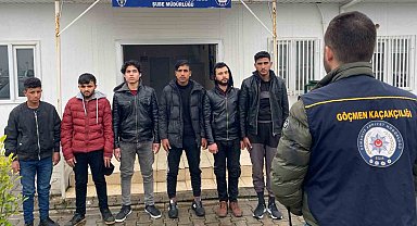 Osmaniye'de 6 düzensiz göçmen yakalandı