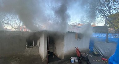 Osmaniye'de ev yangını