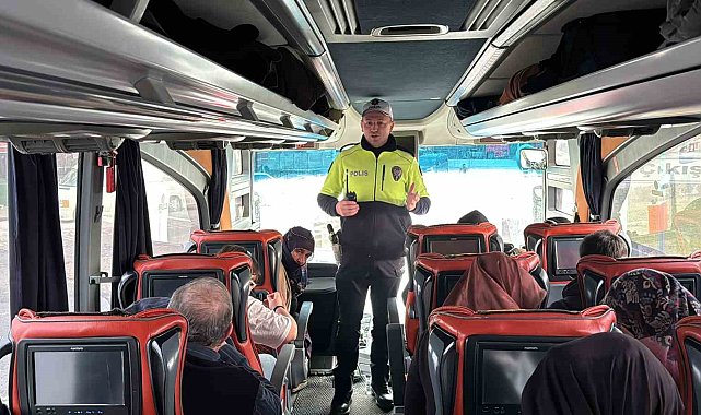 Otobüslerde kemer denetimi
