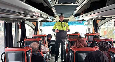 Otobüslerde kemer denetimi