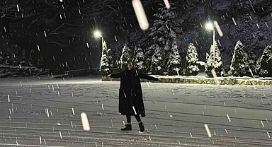 Özlenen karla buluşmak için Bolu Dağı'nı tercih ettiler