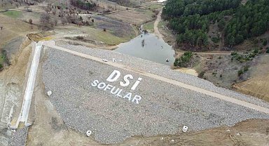 Pazarlar Sofular Göletinde su tutulmaya başlandı
