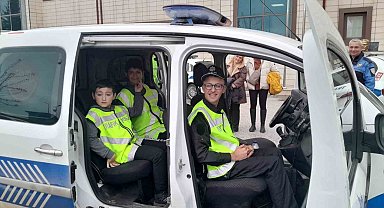 Polis hayali olan özel öğrencileri ağırladılar