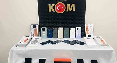 Polisten kaçak cep telefonu operasyonu