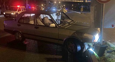 Polisten kaçan alkollü sürücü kaza yaptı, 59 bin 865 TL para cezasına çarptırıldı