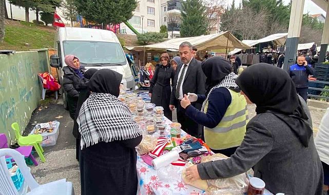 Pursaklar'da kalpler Gazze için atıyor