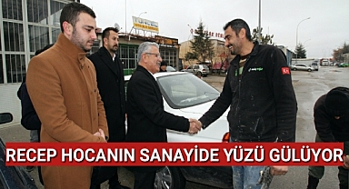 RECEP HOCA SANAYİ GEZİLERİNİ SÜRDÜRDÜ