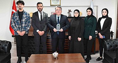 Rektör Özölçer, Iraklı öğrencileri ağırladı