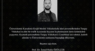 Rektör Özölçer'den taziye mesajı