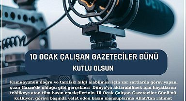 Rektör Savaş, 10 Ocak Çalışan Gazeteciler Günü mesajı yayınladı