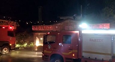 Restoranda yangın paniği