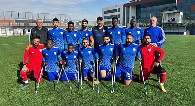 Şahinbey Ampute Futbol Takımı Konya deplasmanından galibiyetle döndü 4-0