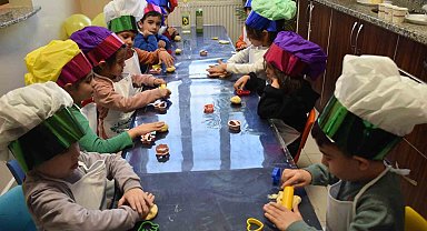 Şahinbey'de minik aşçılar yetişiyor