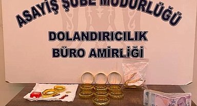 Sahte altınla kuyumcuları dolandıran 2 kişi yakalandı