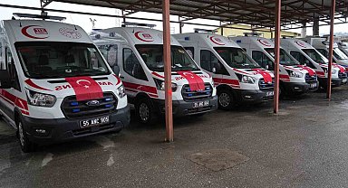 Samsun sağlık filosuna 5 yeni ambulans: Ambulans sayısı 83'e çıktı