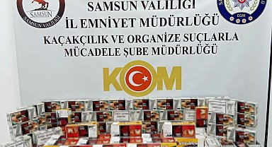 Samsun'da 22 bin 400 doldurulmuş makaron ele geçirildi