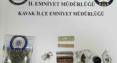 Samsun'da bir kişi uyuşturucuyla yakalandı