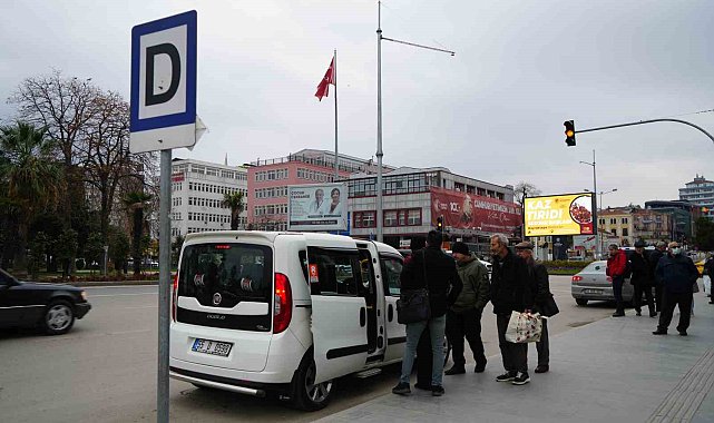 Samsun'da dolmuşların zam talebi