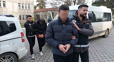 Samsun'da eroinle yakalanan 3 kişi adliyede
