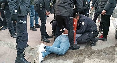 Samsun'da gergin anlar: 1 yaralı, 6 gözaltı