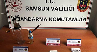 Samsun'da jandarmadan uyuşturucu operasyonu