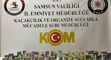 Samsun'da kaçakçılık operasyonu