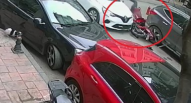 Samsun'da kaza kamerada