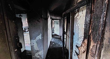 Samsun'da yangında 1 kişi hastanelik oldu