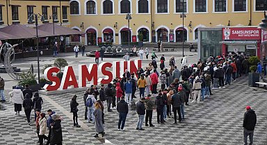 Samsunspor - Galatasaray maçının biletlerine yoğun ilgi
