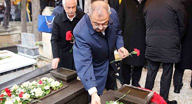 SANKO'nun kurucusu Sani Konukoğlu, mezarı başında anıldı