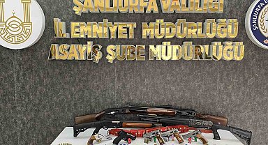 Şanlıurfa merkezli silah ticareti operasyonu: 18 gözaltı