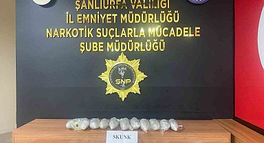 Şanlıurfa'da 8 kilo uyuşturucu ele geçirildi