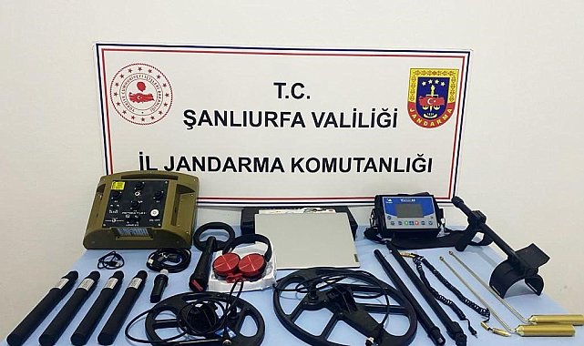 Şanlıurfa'da altın arayan 6 şüpheli dedektörlerle yakalandı