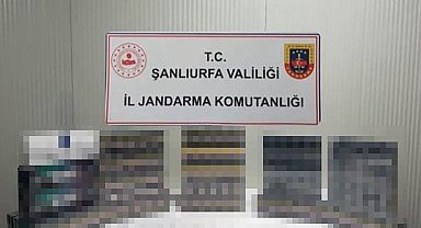Şanlıurfa'da bin 240 paket kaçak sigara ele geçirildi