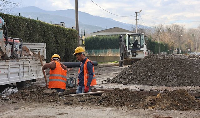 Sapanca'nın yeni yağmursuyu hattında çalışmalar tamamlandı