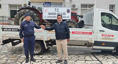 Sarıgöl'de çalınan traktör Aydın'da bulundu