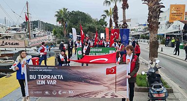 Sarıkamış şehitleri için yürüdüler