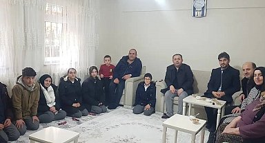 Şehit ailesine ziyaret
