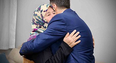 Şehit ailesini yalnız bırakmadılar